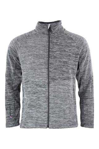 Fleece Sweater Croco Gemêleerd Grijs