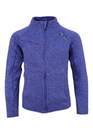 Fleece Sweater Fatorm Gemêleerd Donkerblauw