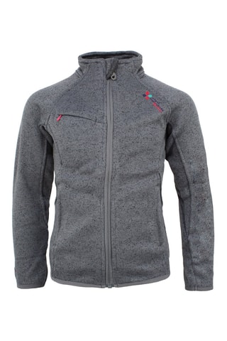 Fleece Sweater Fatorm Gemêleerd Donkergrijs