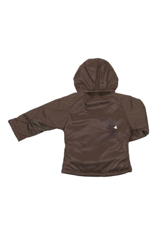 Windjack met Capuchon en Skibroek Fazly Bruin en Turquoise
