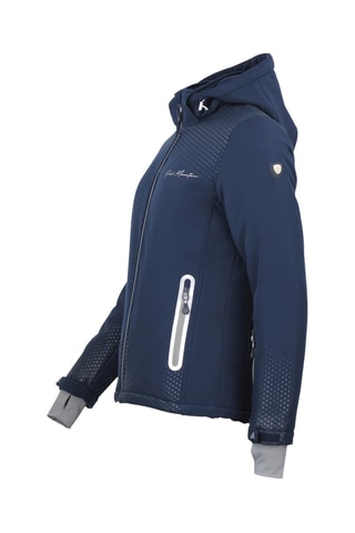 Ski-jack Softshell Abraplus - Marineblauw