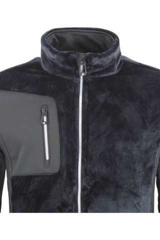 Fleece Jasje Hybride - Zwart