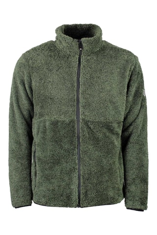 Fleece jasje Coral Sherpa - Kaki