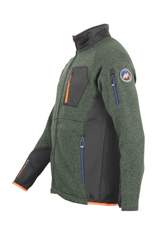 Fleece Jasje Club - Gemêleerd Kaki