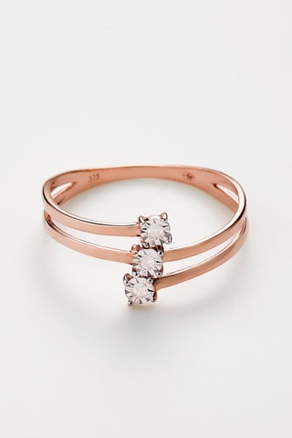Ring Nous Trois Roségoud en Diamant
