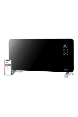 Convecteur avec plaque en verre