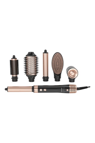 Brosse à cheveux chauffante Styler 5-en-1 - 6 accessoires