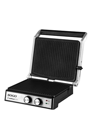 Plancha électrique gril et sandwich - 29 x 24,6 cm - 2000 W
