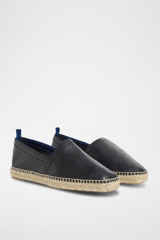 Leren Espadrilles Pablo - Zwart