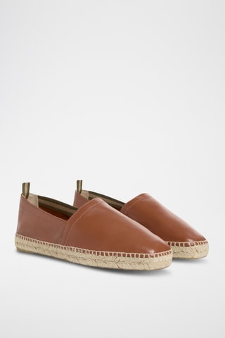 Leren Espadrilles Pablo - Bruin