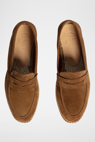 Leren Espadrilles Nacho - Bruin