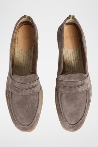 Leren Espadrilles Nacho - Taupe