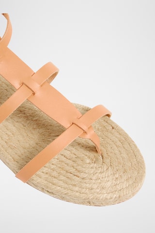 Leren Sandalen Delos - Beige
