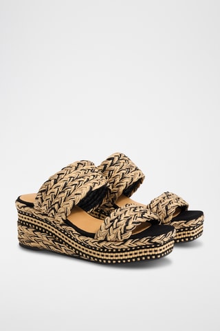 Muiltjes met Sleehak Querima - Beige