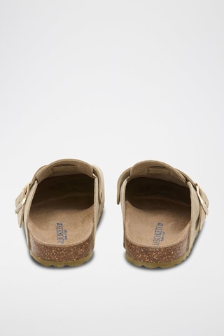 Mules em nobuck - Caqui