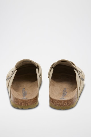 Mules em nobuck - Caqui