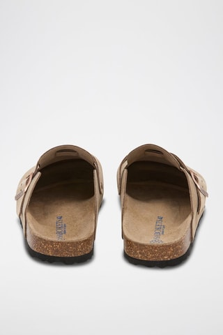 Mules em nobuck - Castanho