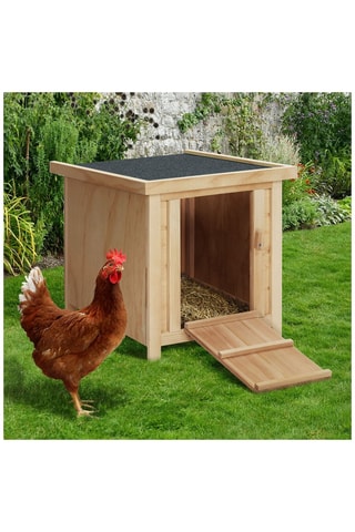 Poulailler Nichoir en bois avec toit relevable - 1 poule