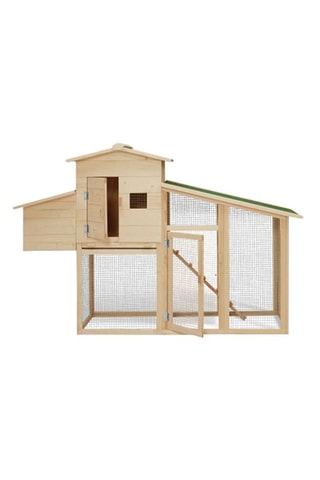 Poulailler en bois avec pondoir intégré Gelina - 2 à 3 poules