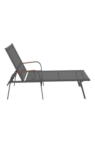 2 chaises longues inclinables Ozéa - 185 x 31 x 57 cm