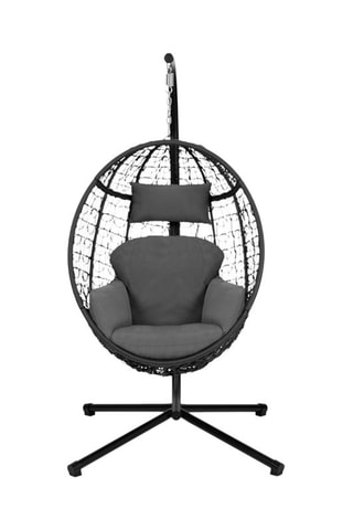 Fauteuil œuf suspendu avec coussin