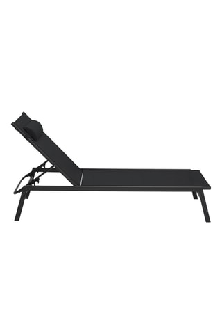 2 chaises longues inclinables 5 positions Faro - 185 x 55 x 31 cm