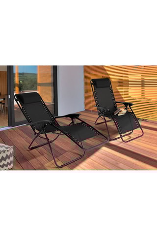 2 fauteuils de jardin - 70 x 92 x 110 cm