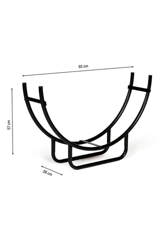 Suporte para lenha - 92 x 26 x 57 cm