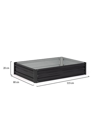 2 hortas quadradas - 115 x 80 x 20 cm