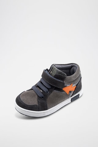 Nubuck Enkellaarzen - Grijs