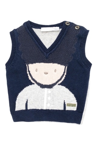 Mouwloos Vest Marineblauw