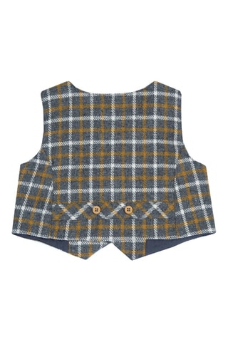 Mouwloos Wollen Vest - Grijs