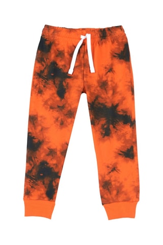 Joggingbroek met tie and dye - Oranje