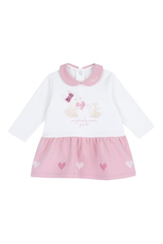 Jurk - Wit en Roze