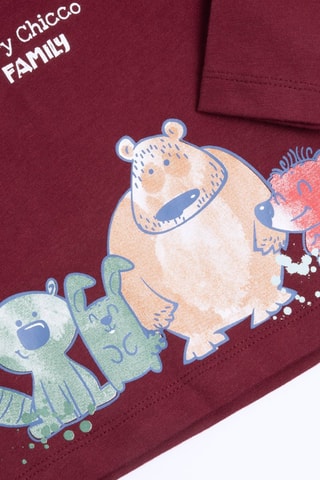T-shirt - Bordeauxrood