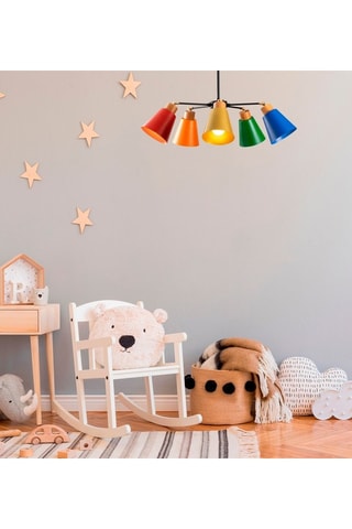 Hanglamp Manavgat Zwart en Koperkleurig