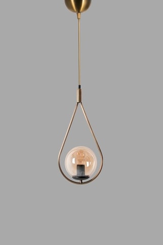 Hanglamp Damla Tekli Goudkleurig