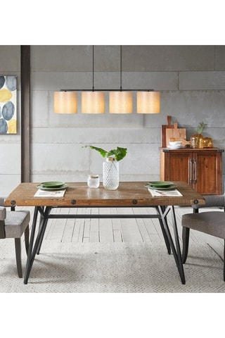 Hanglamp Valiz Zwart en Crèmekleurig