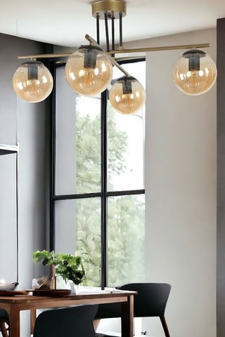 Hanglamp Oslo 4 - Goudkleurig