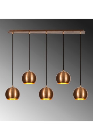 Hanglamp Sivani - Bruin en Zwart