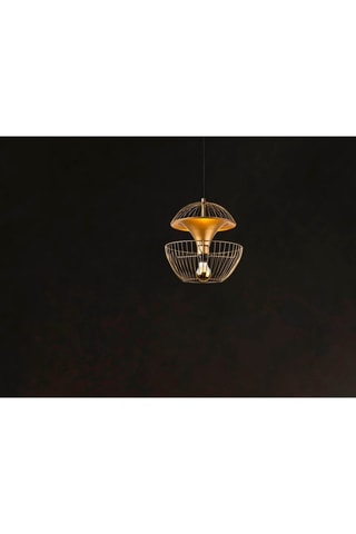 Hanglamp Doudkleurig en Zwart
