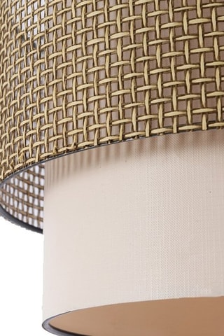 Hanglamp Coral Beige en Wit