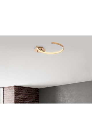 Ledhanglamp Moon Goudkleurig