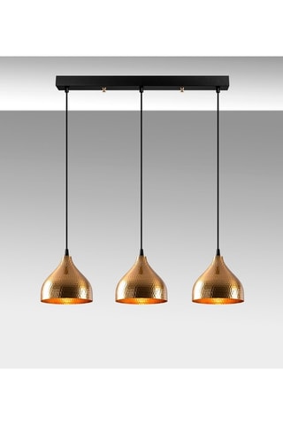 Hanglamp Tattoo Zwart en Koperkleurig
