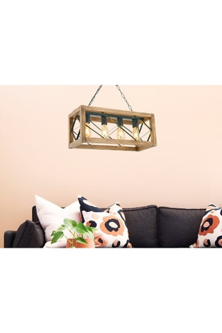 Lierehout Hanglamp - Naturel en Zwart