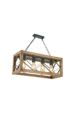 Lierehout Hanglamp - Naturel en Zwart