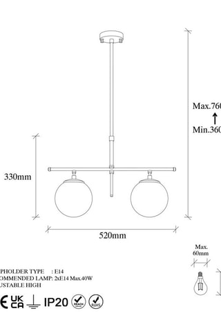 Hanglamp Roe - Goudkleurig