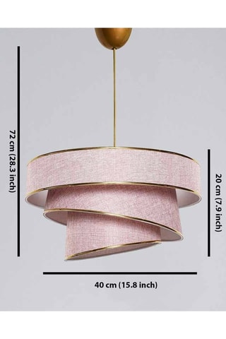 Hanglamp Couper Beige en Goudkleurig