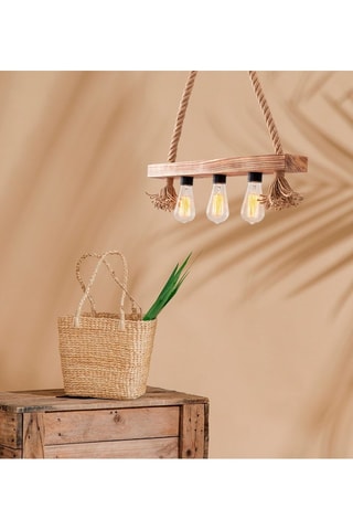 Houten Hanglamp Erebos Naturel