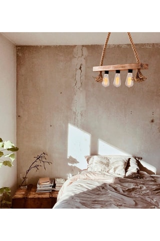 Houten Hanglamp Erebos Naturel